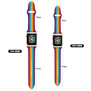 Rainbow Band for Apple Watch for 42MM or 38MM Size