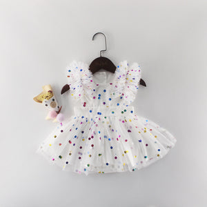 Colorful Polka Dot Baby Dress