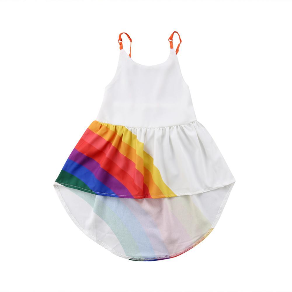 Rainbow Dress for Kids Toddlers Girls