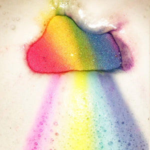 Rainbow Cloud Bath Bomb - Rainbow Diva